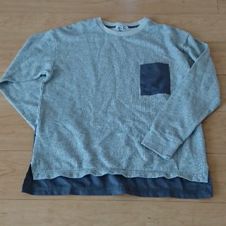 グローバルワーク(GLOBAL WORK)のスウェット・ポケット付ロンＴ(Tシャツ/カットソー(七分/長袖))