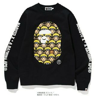 アベイシングエイプ(A BATHING APE)のNARUTO X BAPE® APE HAED クルーネック(スウェット)