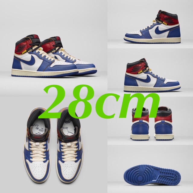 NIKE(ナイキ)のAIR JORDAN 1 RETRO HI NRG / UNION メンズの靴/シューズ(スニーカー)の商品写真