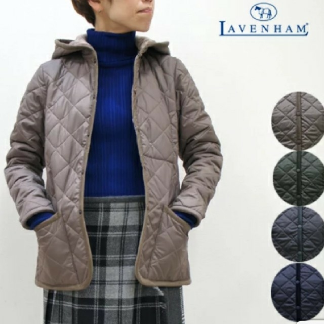 LAVENHAM ファーラインニングキルティングコート 通販 www.gold-and