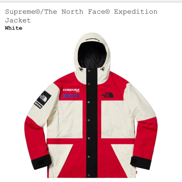 流行 Supreme jacket Expedition face north supreme S - マウンテンパーカー