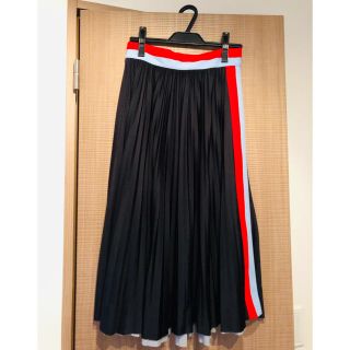 MSGM エムエスジイエム　プリーツスカート　40 レースデザイン