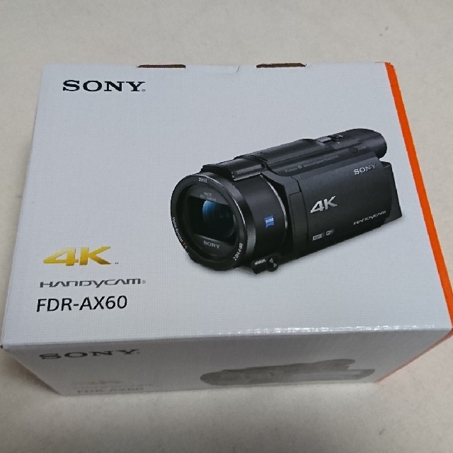 新品】 SONY - 新品未使用 4Kビデオカメラ FDR-AX60 SONY ビデオカメラ