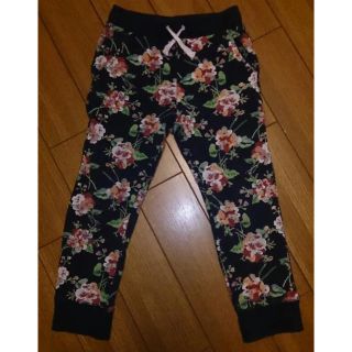 ザラ(ZARA)のザラ ZARA 花柄スエットパンツsize7 /122  (パンツ/スパッツ)