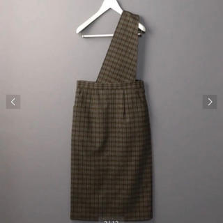 ビューティアンドユースユナイテッドアローズ(BEAUTY&YOUTH UNITED ARROWS)のroku 6 SUSPENDERS SKIRT/スカート 36(ひざ丈スカート)