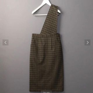 ビューティアンドユースユナイテッドアローズ(BEAUTY&YOUTH UNITED ARROWS)のroku 6 SUSPENDERS SKIRT/スカート 36(ひざ丈スカート)