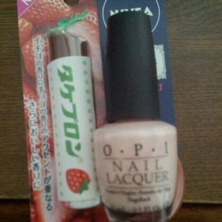 オーピーアイ(OPI)のマネキュアとリップのセットです(^^ )(その他)