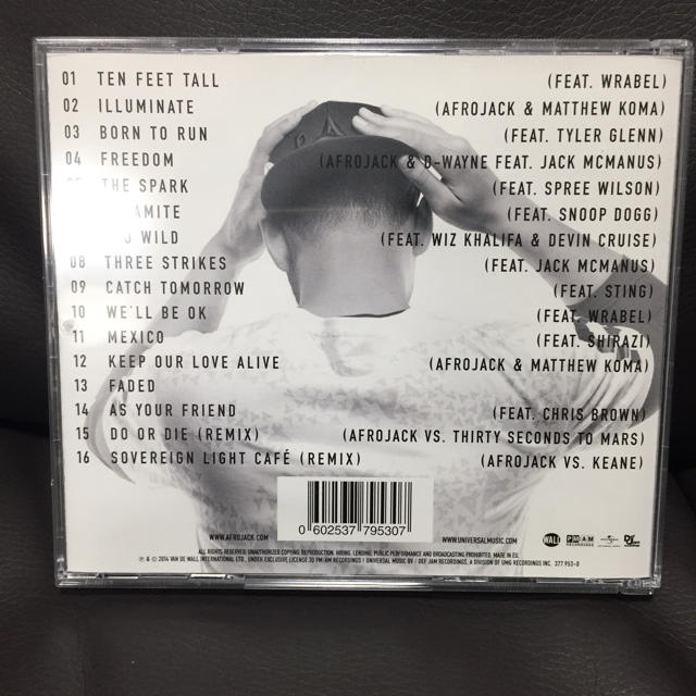 AFROJACK FORGET THE WORLD エンタメ/ホビーのCD(クラブ/ダンス)の商品写真