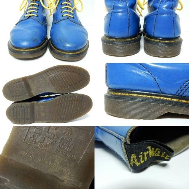 Dr.Martens(ドクターマーチン)のレアカラー！英国製！ドクターマーチン8ホールUK6イングランド青ブルーヴィンテ メンズの靴/シューズ(ブーツ)の商品写真