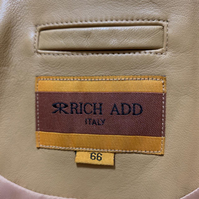 ADD(アデデ)の❣️RICH ADD ITALY シープレザージャケット❣️ レディースのジャケット/アウター(毛皮/ファーコート)の商品写真