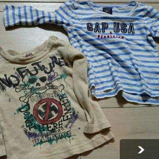 ベビーギャップ(babyGAP)のキッズ ロンTシャツ 2枚セット(シャツ/カットソー)