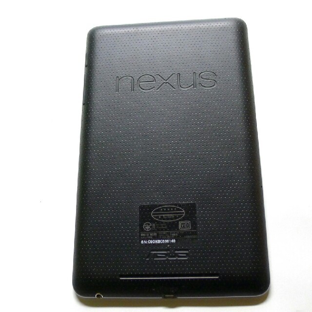 NEXUS7(ネクサス7)のＮｅｘｕｓ７　ＭＥ３７０Ｔ　Wifi スマホ/家電/カメラのPC/タブレット(タブレット)の商品写真