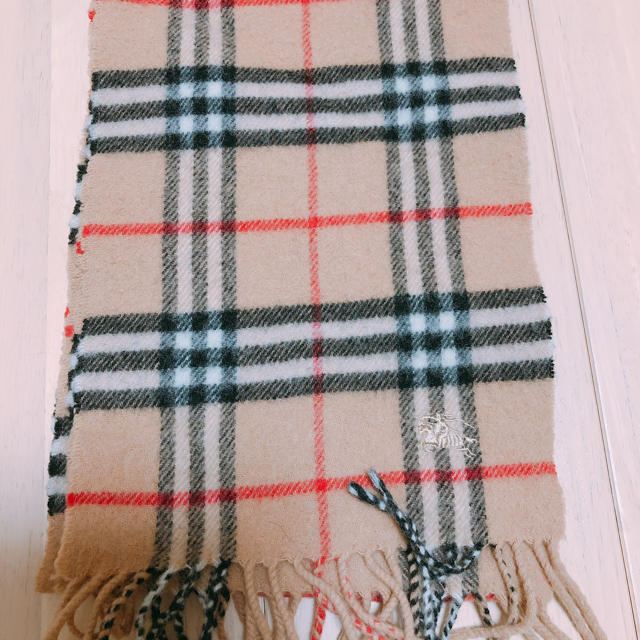 BURBERRY(バーバリー)の＊値下げ＊バーバリー Burberry カシミヤマフラー レディースのファッション小物(マフラー/ショール)の商品写真