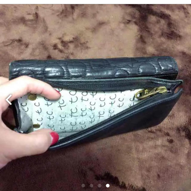 TSUMORI CHISATO(ツモリチサト)のツモリチサト黒長財布 レディースのファッション小物(財布)の商品写真