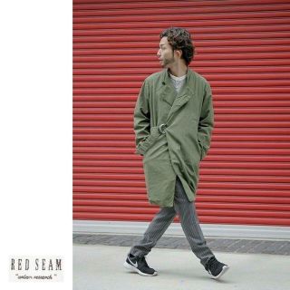 アーバンリサーチ(URBAN RESEARCH)の【セール‼️】RED SEAM　RS ノーカラーコート　"M"(モッズコート)