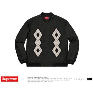 シュプリーム(Supreme)のSupreme★ diamond rayon bomber (ナイロンジャケット)