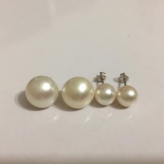 ミキモト(MIKIMOTO)の【未使用】アコヤパール&パールピアスセット(ピアス)