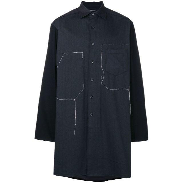 高評価 Y-3 - Y-3　ワイスリー XＳサイズ ロングシャツ　ブラック　ネイビーの通販 by デフ5017's shop｜ワイスリーならラクマ 特価最安値