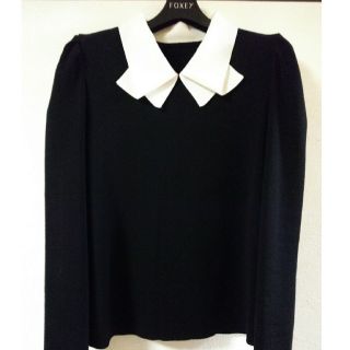 フォクシー(FOXEY)の＊美品＊FOXEY 襟つきデザインニット(ニット/セーター)