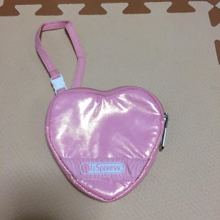 レスポートサック(LeSportsac)の【未使用】レスポートサックのピンクゴールドのハート型コインポーチ(ポーチ)