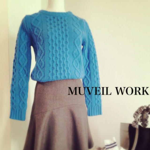 MUVEIL WORK(ミュベールワーク)のMUVEIL WORK ケーブルニット レディースのトップス(ニット/セーター)の商品写真