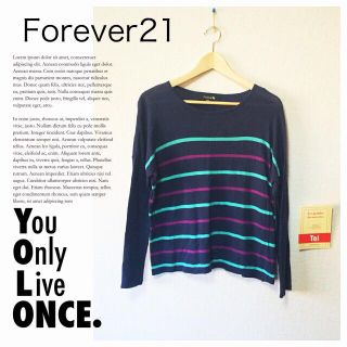 フォーエバートゥエンティーワン(FOREVER 21)のForever21♡シンプルボーダー(ニット/セーター)