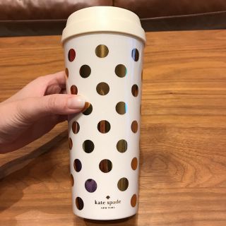 ケイトスペードニューヨーク(kate spade new york)の【新品未使用】ケイトスペード 水玉 タンブラー 500ml サーマルマグ (タンブラー)