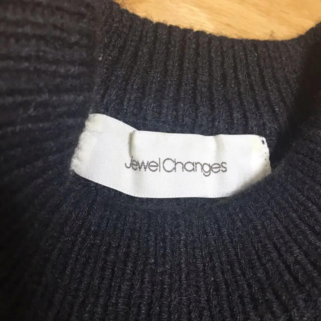 Jewel Changes(ジュエルチェンジズ)のジュエルチェンジズ リブニット レディースのトップス(ニット/セーター)の商品写真