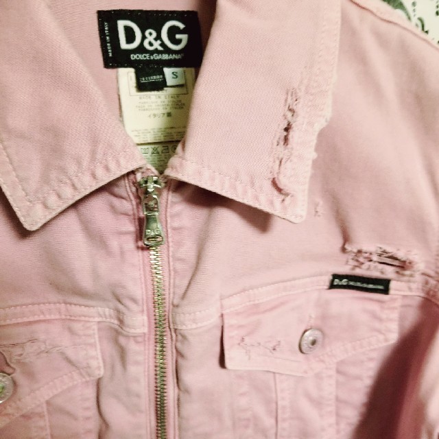DOLCE&GABBANA(ドルチェアンドガッバーナ)の♥️DOLCE&GABBANA♥️　デニム　ジッパー　ピンク NO.A8 レディースのジャケット/アウター(Gジャン/デニムジャケット)の商品写真