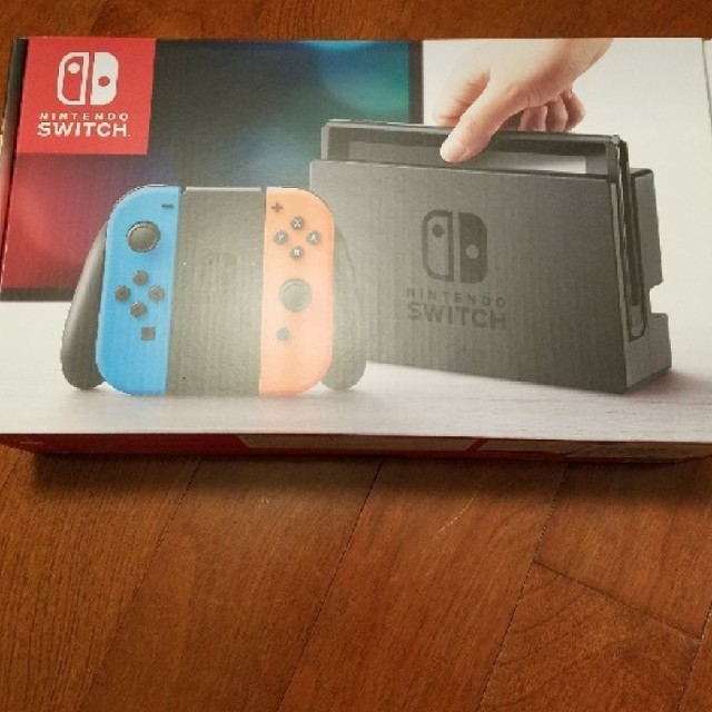 ニンテンドースイッチ　本体　ネオン　赤青