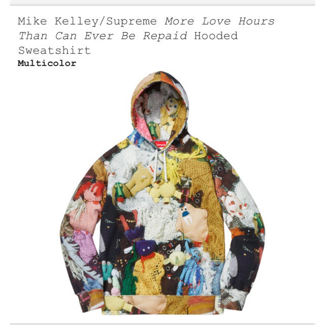 パーカーsupreme Mike Kelley Hooded Sweatshirt