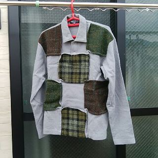 コムデギャルソン(COMME des GARCONS)のコムデギャルソンオム　ポロシャツ　パッチワーク(ポロシャツ)