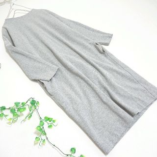 ユナイテッドアローズ(UNITED ARROWS)のUNITED ARROWS *ポンチカットソー 素材 ワンピース*(ひざ丈ワンピース)