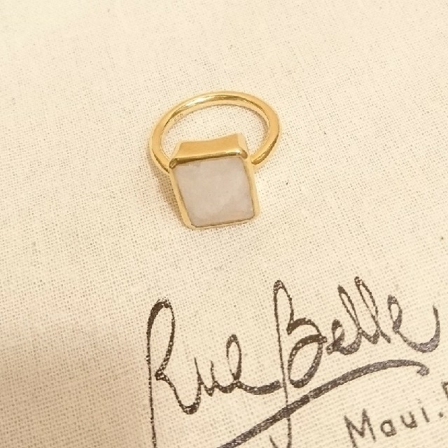 【RueBelle designs】  天然石リング  未使用