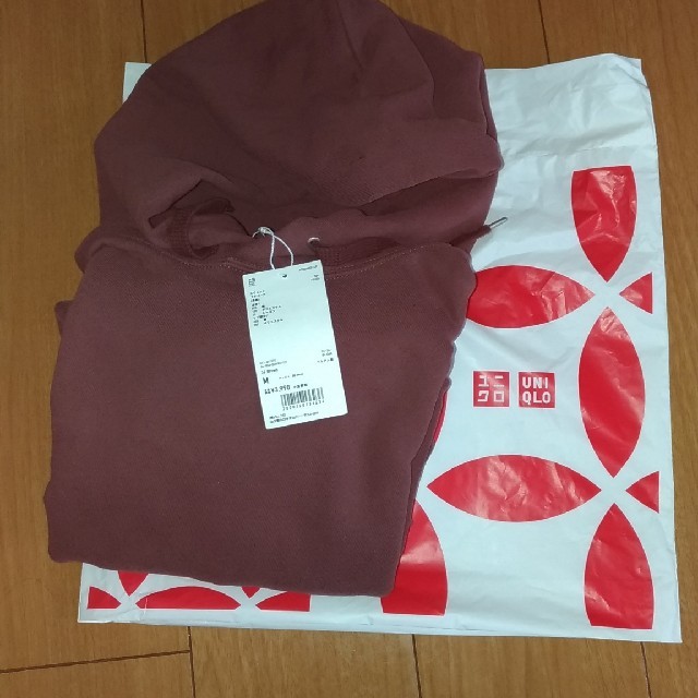 UNIQLO(ユニクロ)のユニクロ　Uniqlo u スウェットプルパーカ 　パーカー　ブラウン
 メンズのトップス(パーカー)の商品写真