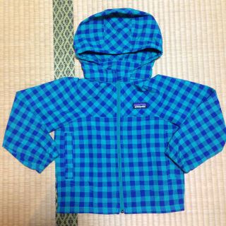 パタゴニア(patagonia)のパタゴニア チェック柄パーカー(ジャケット/上着)