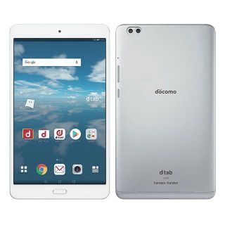 エヌティティドコモ(NTTdocomo)の新品 シルバー d-02K dtab Compact SIMフリー(タブレット)