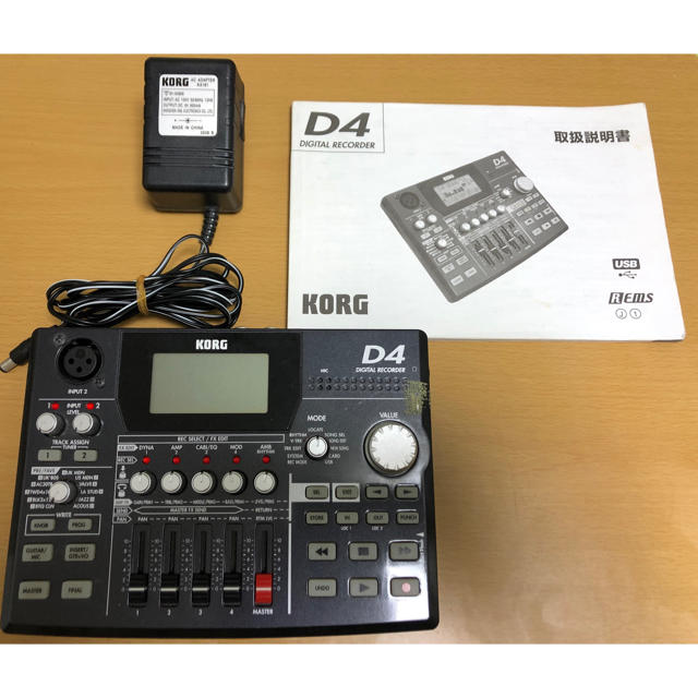 KORG(コルグ)のKORG D4 デジタルレコーダー 楽器のレコーディング/PA機器(MTR)の商品写真