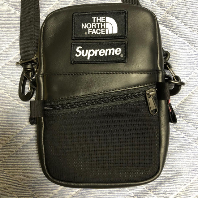 supreme north face シュプリーム ノース レザー ショルダー