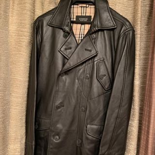 バーバリーブラックレーベル(BURBERRY BLACK LABEL)のバーバリーブラックレーベル メンズ革コート(トレンチコート)