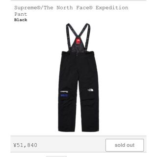 シュプリーム(Supreme)の最終値引きSupreme×North Face Expedition pant (サロペット/オーバーオール)