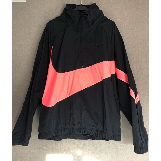 NIKE ANORAK 黒×ピンク サイズLメンズ