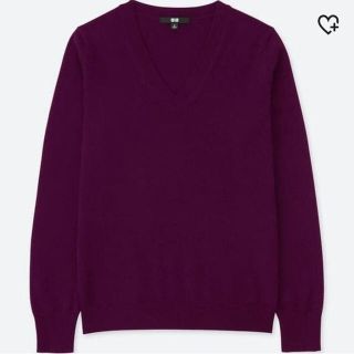 ユニクロ(UNIQLO)のVネック ユニクロ カシミヤ 100% セーター(ニット/セーター)