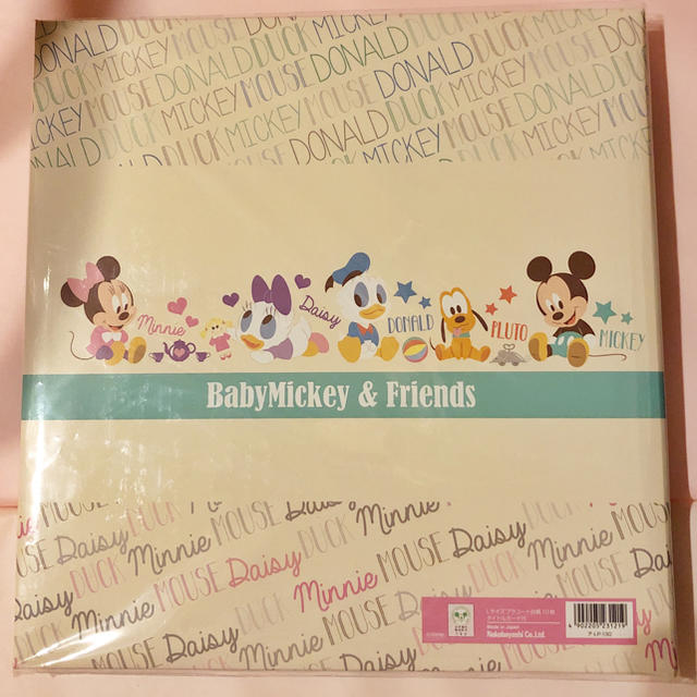 Disney(ディズニー)の新品 ベビーアルバム(ベビーミッキー) キッズ/ベビー/マタニティのメモリアル/セレモニー用品(アルバム)の商品写真