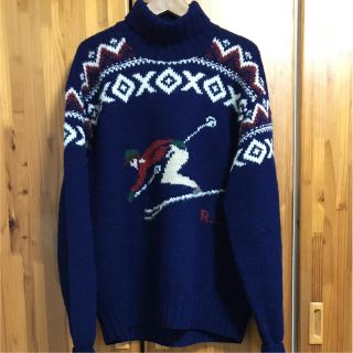 ポロラルフローレン(POLO RALPH LAUREN)の【5000円OFF】希少 Polo ralph lauren ハンドニット(ニット/セーター)