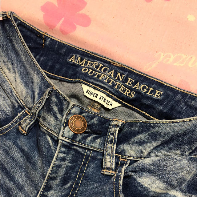 American Eagle(アメリカンイーグル)のアメリカンイーグル スーパーストレッチスキニー レディースのパンツ(デニム/ジーンズ)の商品写真