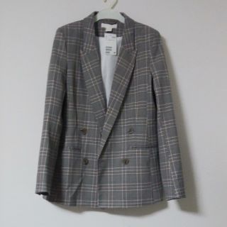 エイチアンドエム(H&M)の●H&M●新品タグ付き●定価¥5990●チェック●ジャケット(テーラードジャケット)