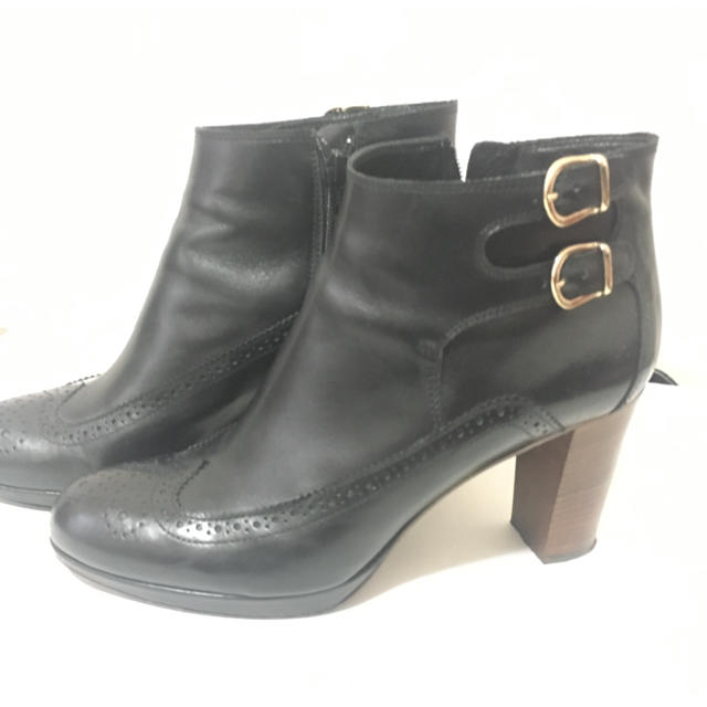 ANGLOBAL SHOP - LUCA GROSSI 本革ショートブーツの通販 by NANAshop