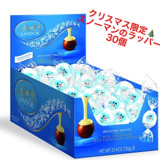 リンツ(Lindt)のLindt クリスマス限定 スノーマンラッパー(菓子/デザート)