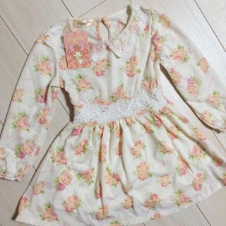 リズリサ(LIZ LISA)のリズメロ♡120♡花柄♡ワンピース♡新品(その他)